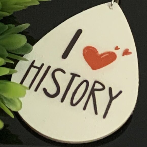 History Earring, Teacher Earring, Teacher Appreciation Gift, Educator Earring - Picture 3 of 4